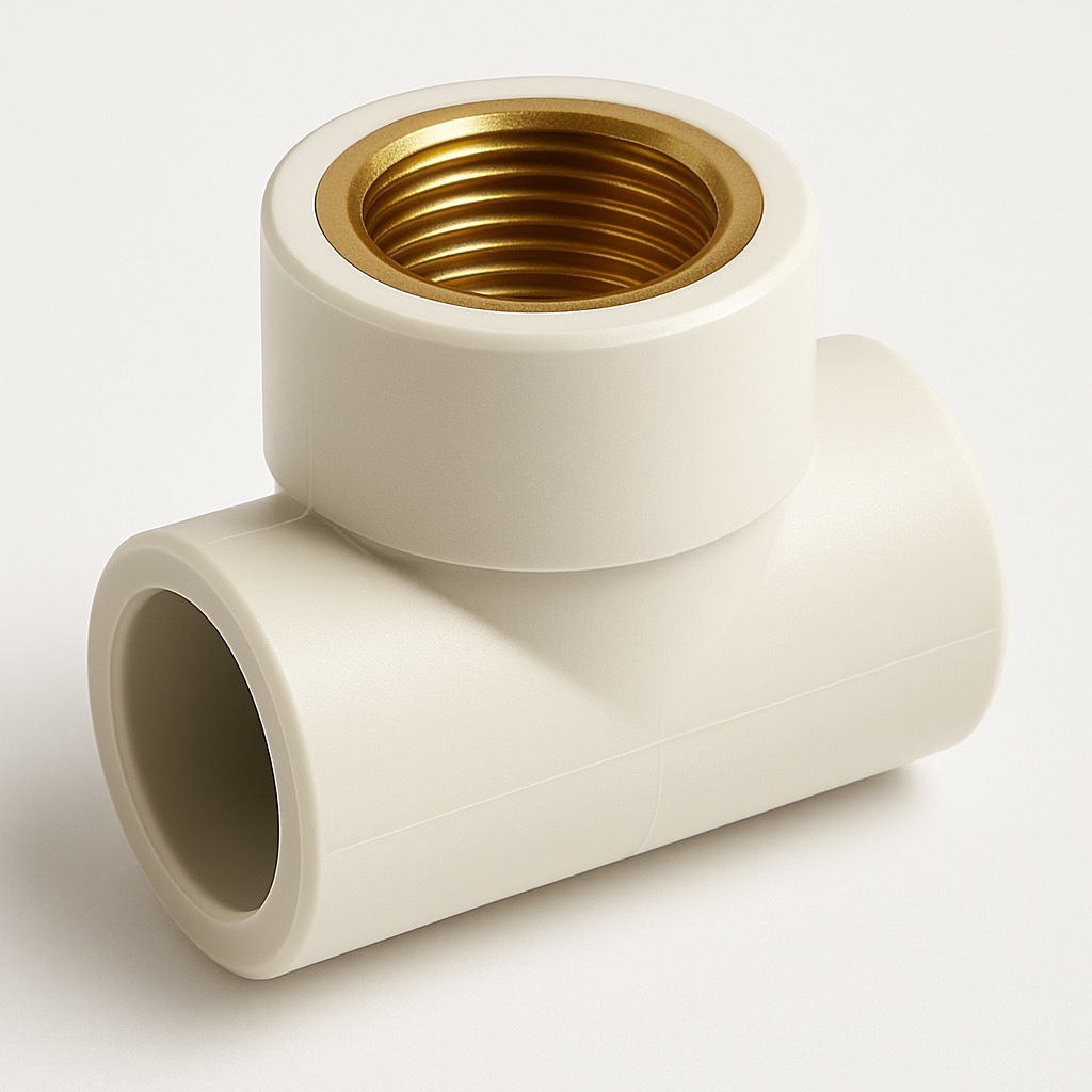 UPVC Brass Tee